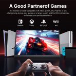 WGK Portable Monitor 15.6-inch 1080P USB-C HDMI Ultra Slim Travel Monitor with Kickstand for Laptop, PC, Mac Phone, PS, Xbox, Swich Gaming Monitor IPS Slim Zero Bezel - Image 4