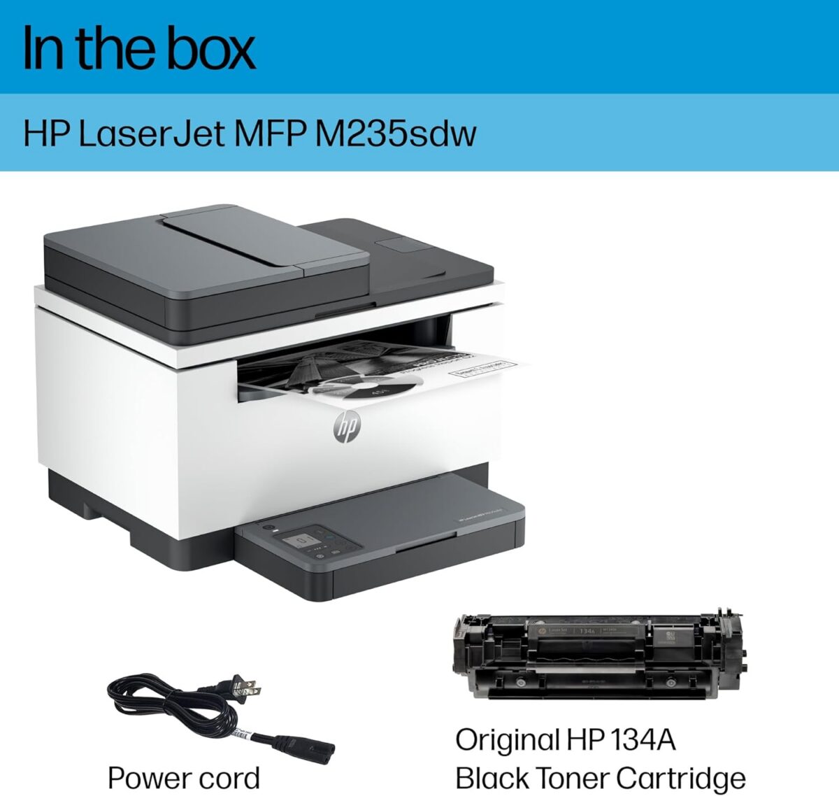HP Laserjet MFP M235sdw All-in-One Laser Wireless Printer, Scan/Copy, Black & White, Duplex, Best for Office - Image 5