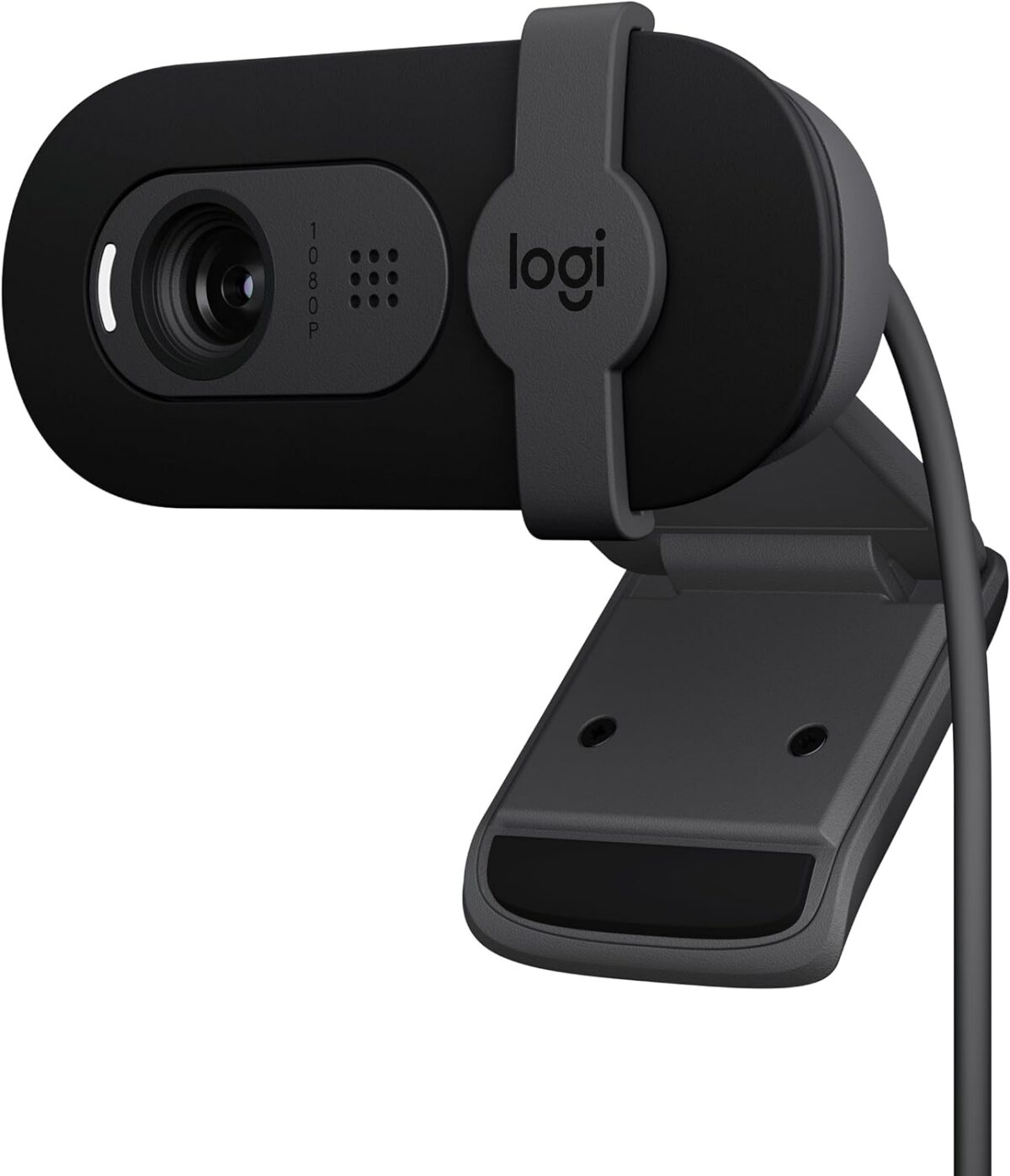 Logitech Brio 101 Full HD 1080p Webcam for Meetings, Streaming, Desktop, Laptop, PC - Built-in Mic, Shutter, USB-A, Teams, Zoom - Black - Image 1