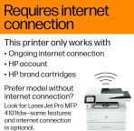 HP LaserJet Pro MFP 4101fdwe Wireless Black & White Monochrome Printer with HP+ Smart Office Features and Fax - Image 6