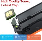 Compatible Canon 067H 067 Toner Cartridge Set Replacement for Canon 067H Compatible for Color ImageClass MF656Cdw LBP632Cdw MF654Cdw MF653Cdw LBP633Cdw MF650C LBP630C Printer (4 Pack) - Image 3