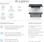 HP Laserjet M209dw Wireless Black & White Laser Printer, Single-Function, Print, Best for Home Office (Renewed) - Image 4