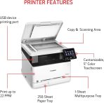 Canon Color imageCLASS MF652Cw - Wireless Laser Printer, Multifunction with Scanner, Copier, Mobile Ready, 3 Year Limited Warranty, 22 PPM Color, White - Image 2