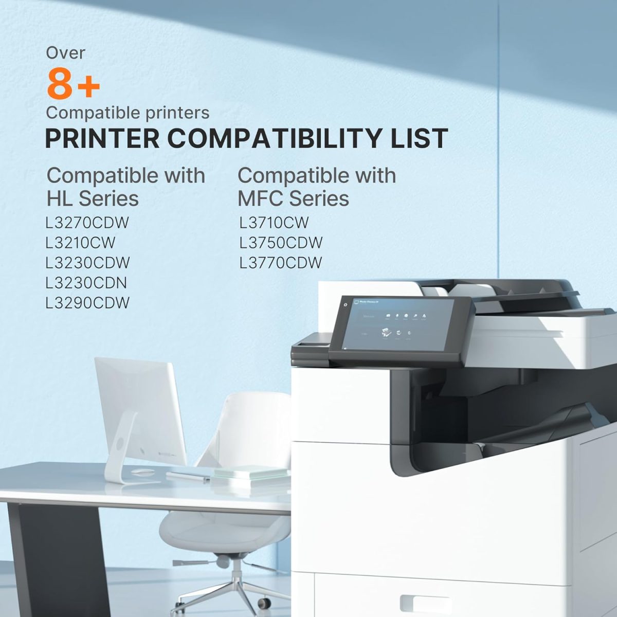 E-Z Ink TN227 Compatible Toner Cartridge Replacement for TN-227BK/C/M/Y High Yield Brother TN227 TN227BK TN223 to use with HL-L3270CDW HL-L3230CDW HL-L3210CW HL-L3290CDW MFC-L3710CDW (4 Pack) - Image 4