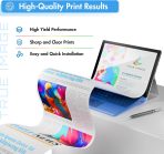 206X Toner Cartridges 4 Pack High Yield: MFP M283cdw M255dw M283fdw 206A Set Compatible Replacement for HP 206X for HP Color Laserjet Pro MFP M283fdw M283cdw M283 Printer Ink (with Chip -B/C/Y/M) - Image 6