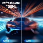 22 inch Class Thin Full HD (1920 x 1080p) Computer Monitor, 100Hz Refresh Rate, 3-Sided Frameless, Ultra Slim, VESA, LowBlue Mode, Tilt Adjust, HDMI *1, VGA*1 - Image 2