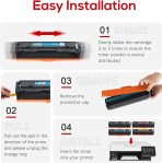 Compatible Canon 067H 067 Toner Cartridge Set Replacement for Canon 067H Compatible for Color ImageClass MF656Cdw LBP632Cdw MF654Cdw MF653Cdw LBP633Cdw MF650C LBP630C Printer (4 Pack) - Image 6