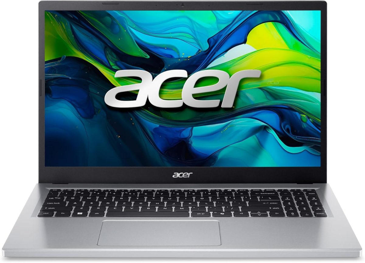 Acer Aspire Go 15 AI Ready Laptop | 15.6" Full HD (1920 x 1080) IPS Display | Intel Core 3 Processor N355 | Intel Graphics | 8GB DDR5 | 128GB UFS | Wi-Fi 6 | Windows 11 Home in S Mode | AG15-32P-39R2 - Image 1