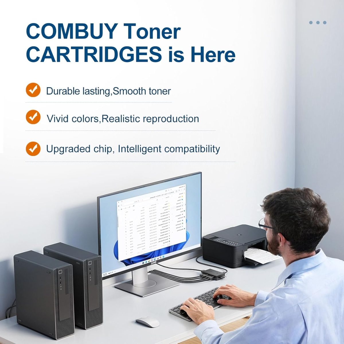 069 Toner Cartridge Set Replacement for Canon 069 Toner Cartridge 4 Pack Works for Canon Color ImageCLASS Mf753cdw MF751Cdw MF752Cdw LBP674Cdw MF752Cdw MF756Cx LBP673Cdw Printer (BK, C, Y, M) - Image 5