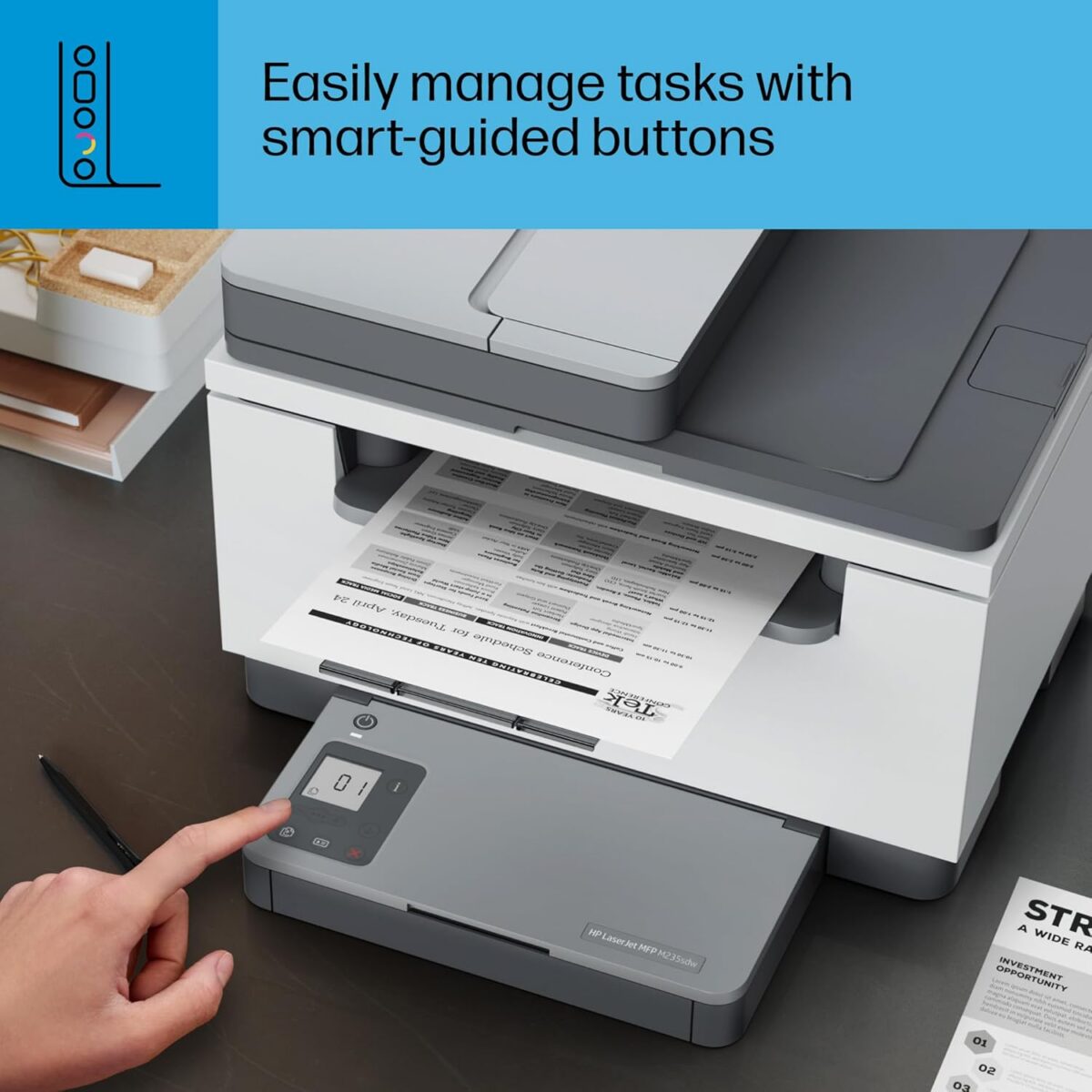 HP Laserjet MFP M235sdw All-in-One Laser Wireless Printer, Scan/Copy, Black & White, Duplex, Best for Office - Image 11