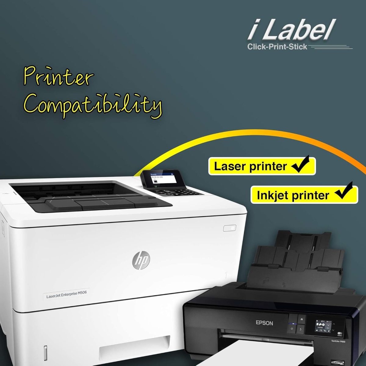 8.5" x 11" Full Sheet Label Sticker Paper for Laser & Inkjet Printers [100 Sheets,100 Labels] - Image 5