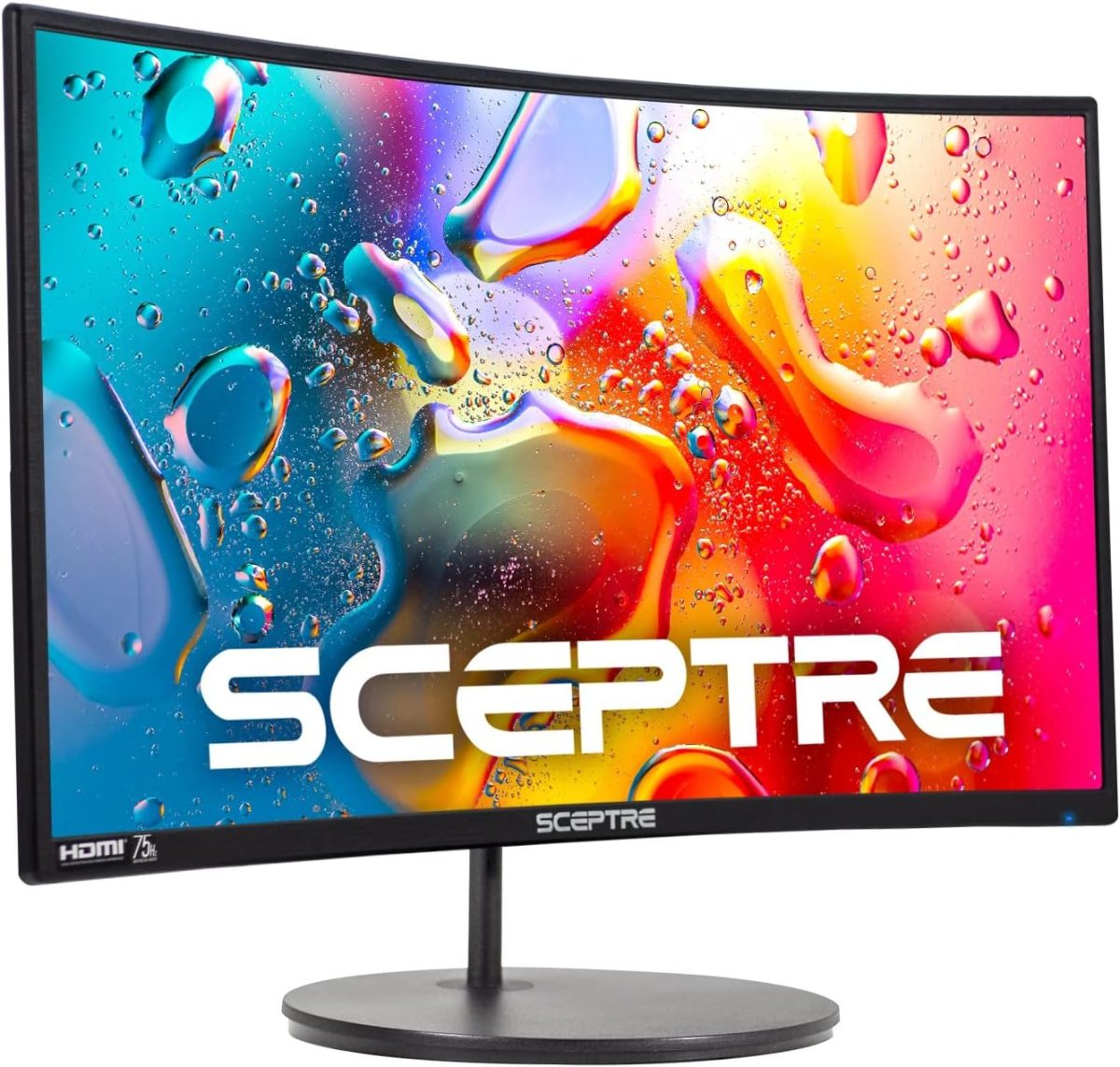 Sceptre Curved 24-inch Gaming Monitor 1080p R1500 98% sRGB HDMI x2 VGA Build-in Speakers, VESA Wall Mount Machine Black (C248W-1920RN Series) - Image 1