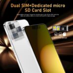 15ProMa x Smartphone, 16+512GB Unlocked Phone, Android 14.0, 48+108MP Zoom Camera, Mobile Phone with Build-in Pen,Long Battery Life 6800mAh, Dual SIM, 6.8“ HD Screen,5G/4G (White) - Image 7