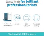 HP Everyday Business Paper, Glossy, 8.5x11 in, 32 lb, 150 sheets, works with laser printers (4WN08A) - Image 2
