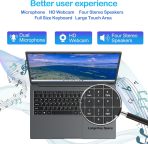 17 inch Laptop, 8GB RAM 512 SSD, 17.3 inch FHD 1920x1080 Display, Intel Celeron N5095(Up to 2.9GHz), Window 11, WiFi, Bluetooth 4.2, USB 3.0, Webcam, HDMI, for Students and Business - Image 6