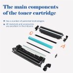 TN760 Toner for Brother Printer: Replacement for Brother TN730 TN 760 TN-730/TN-760 TN-760 TN-730 High Yield Black Cartridge MFC-L2710DW MFC-L2750DW DCP-L2550DW HL-L2350DW HL-L2395DW HL-L2370DW 2 Pack - Image 5