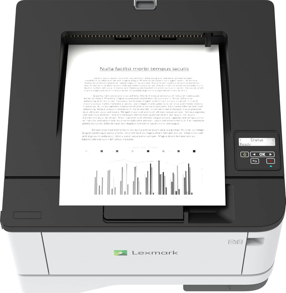 Lexmark MS431dw Black and White Laser Printer, Wireless with Ethernet, Mobile-Friendly and Cloud Connection with Automatic Two-Sided Printing Office Printer (4-Series) (29S0100) - Image 2