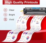 InkNI 067 067H Toner Cartridge Set Replacement for Canon 067 Toner Cartridge Set for Canon ImageCLASS MF656Cdw MF654Cdw LBP632Cdw LBP633Cdw MF653Cdw Printer Ink High Yield (Black Cyan Magenta Yellow) - Image 4