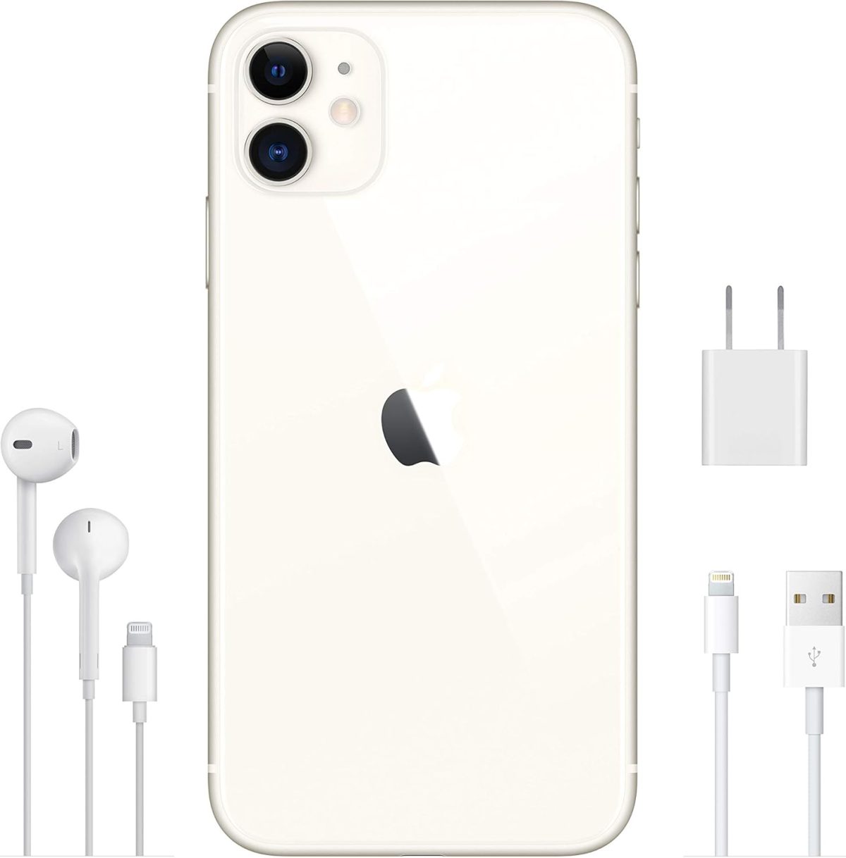 Apple iPhone 11 [64GB, White] + Carrier Subscription [Cricket Wireless] - Image 5