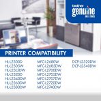 Brother Genuine High Yield Toner Cartridge, TN660, Replacement Black Toner, Page Yield Up to 2,600 Pages, Amazon Dash Replenishment Cartridge, Black, 1 pack - Image 6