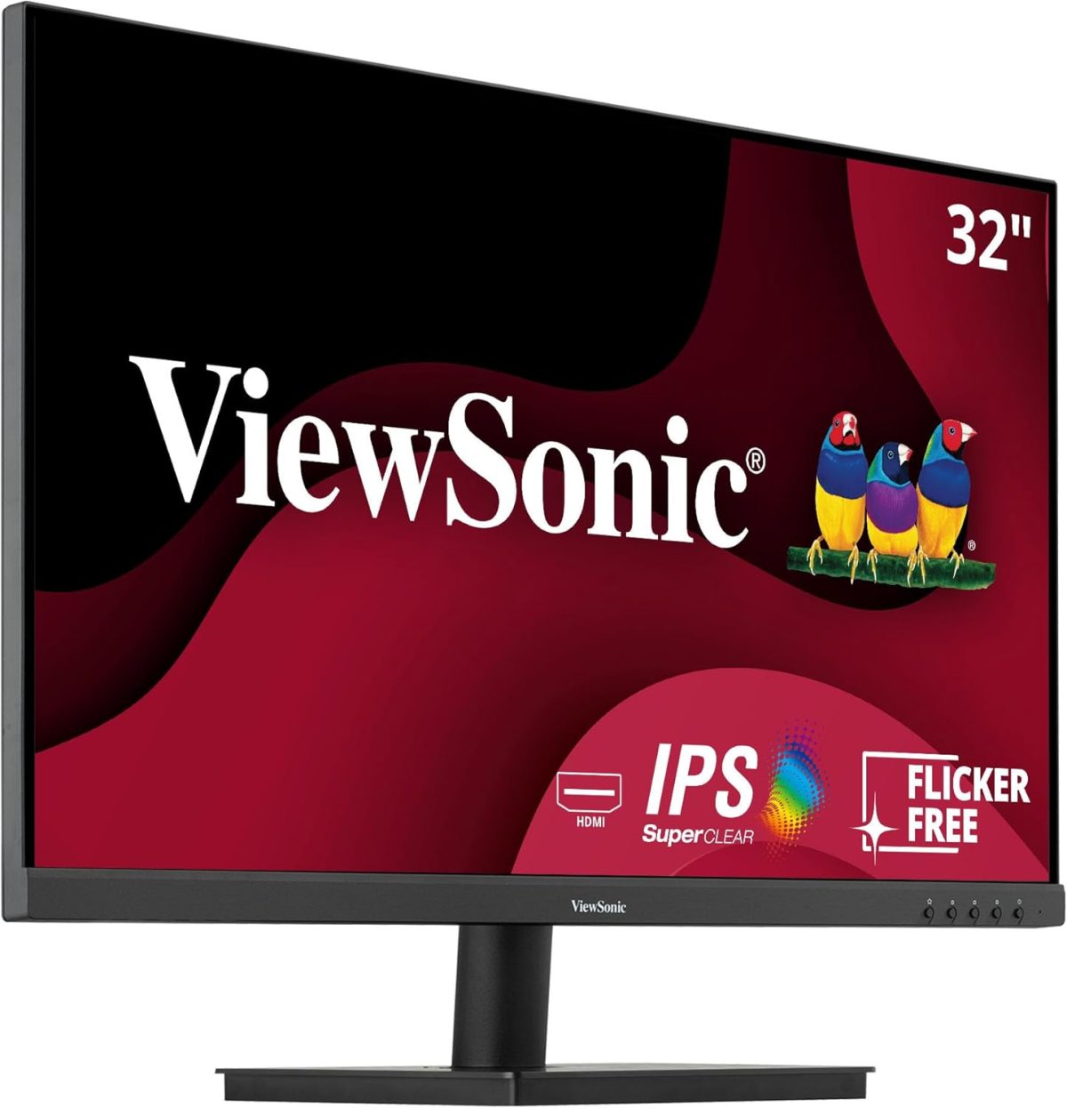 ViewSonic VA3209M 32 Inch IPS Full HD 1080p Monitor with Thin Bezels, 75Hz, Eye Care, HDMI, VGA Inputs for Home and Office - Image 1