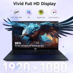 NIMO 15.6" IPS FHD-Business-Laptop, Intel 6 Core i3-1215U 8GB RAM 256GB SSD (Beat i5-1135G7, Up to 4.4GHz) Computer with Backlit Keyboard Fingerprint 65W Type C Wi-Fi 6 Numpad Win 11 - Image 3