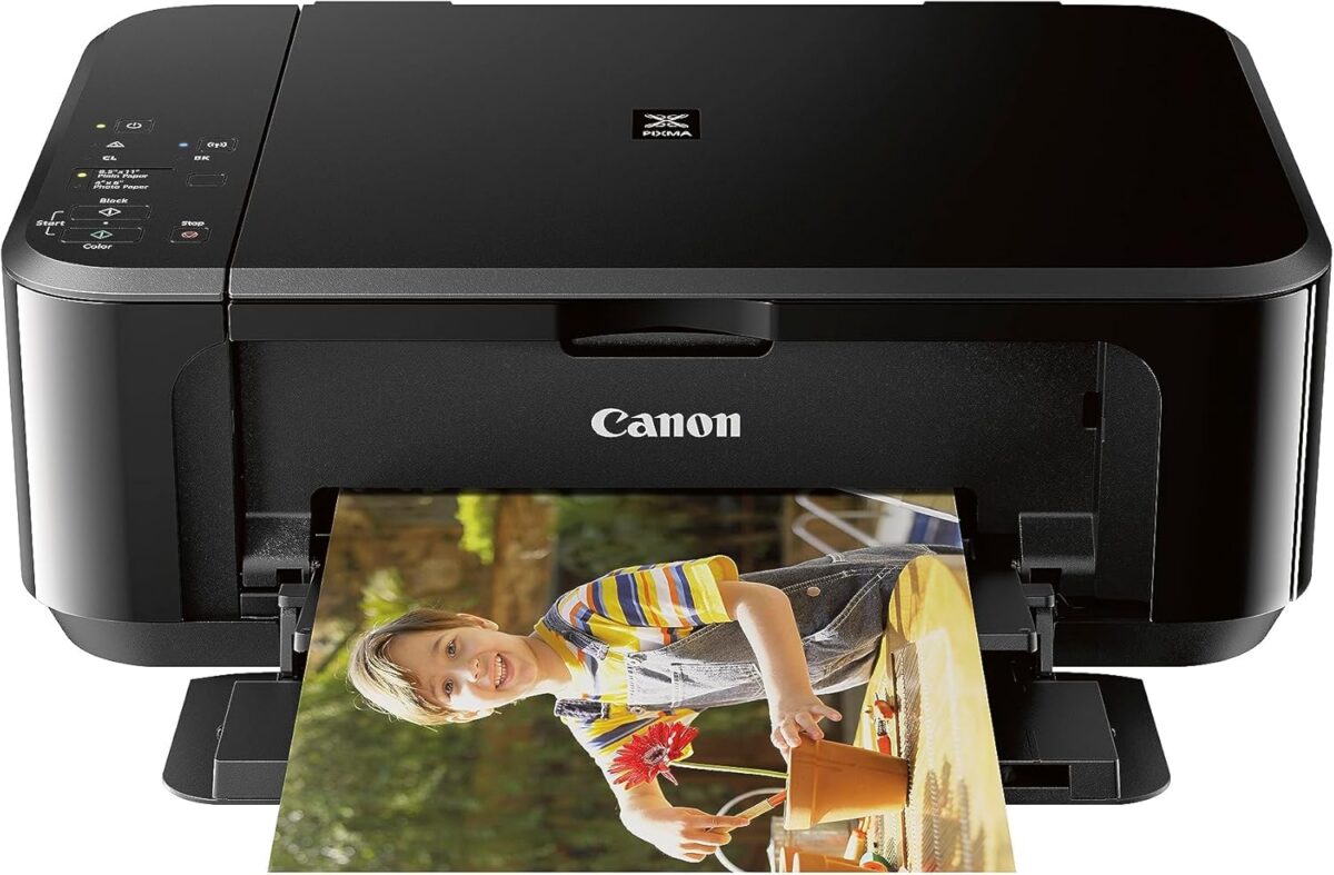 Canon Pixma MG3620 Wireless All-in-One Color Inkjet Printer with Mobile and Tablet Printing, Black - Image 1