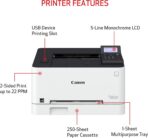 Canon Color imageCLASS LBP632Cdw - Wireless Duplex Laser Printer, Single Function, Home Office, Mobile Ready, 22 PPM Color, White - Image 3