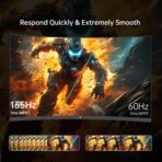 32 Inch FHD 1080p Curved Gaming Monitor - VA 1500R Curved Monitor, 165Hz 1ms MPRT, FreeSync & G-Sync, 122% sRGB, DP/HDMI, VESA, HDR10 for Gaming Home Office Business PC Monitor - Image 2