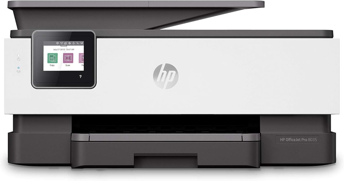 HP OfficeJet Pro 8035 All-in-One Wireless Printer - Includes 8 Months of Ink, HP Instant Ink, Works with Alexa - Basalt (5LJ23A) - Image 1