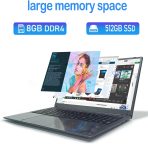 17 inch Laptop, 8GB RAM 512 SSD, 17.3 inch FHD 1920x1080 Display, Intel Celeron N5095(Up to 2.9GHz), Window 11, WiFi, Bluetooth 4.2, USB 3.0, Webcam, HDMI, for Students and Business - Image 4