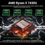 HP 2025 Pavilion Laptop, 17.3" FHD IPS Computer, 6-Core AMD Ryzen 5, 32GB RAM, 1.5TB Storage (1TB SSD + 500GB Ext), Wi-Fi 6, Webcam, Long Battery, HubxcelAccessory, Lifetime Office 2024 Windows 11 Pro - Image 5