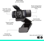 Logitech C920e HD 1080p Mic-Enabled Webcam, certified for Zoom, Microsoft Teams compatible, TAA Compliant - Image 8