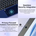 NIMO 15.6" IPS FHD-Business-Laptop, Intel 6 Core i3-1215U 8GB RAM 256GB SSD (Beat i5-1135G7, Up to 4.4GHz) Computer with Backlit Keyboard Fingerprint 65W Type C Wi-Fi 6 Numpad Win 11 - Image 7