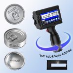 Handheld Inkjet Printer, 0.5 Inch Nozzle, Portable Inkjet Printer Gun for Text QRCode Barcode Production Date Time Logo Batch Number Print on Metal Wood Glass Cloth Carton Plastic - Image 3