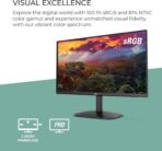 AOC 22B2HM2 22" Full HD (1920 x 1080) 100Hz LED Monitor, Adaptive Sync, VGA x1, HDMI x1, Flicker-Free, Low Blue Light, HDR Ready, VESA, Tilt Adjust, Earphone Out, Eco-Friendly - Image 5