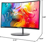 Sceptre Curved 24-inch Gaming Monitor 1080p R1500 98% sRGB HDMI x2 VGA Build-in Speakers, VESA Wall Mount Machine Black (C248W-1920RN Series) - Image 10