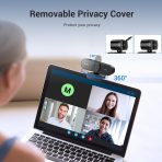 4K Webcam for PC, PDAF/CDAF Autofocus, 1080P@60FPS, 79° FOV, Auto Light Correction, 2 Noise Reduction Mics, Privacy Cover, USB-A, Streaming Camera for Skype, Teams, Online Meeting, NewEye 62 - Image 7