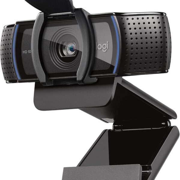 Logitech C920e HD 1080p Mic-Enabled Webcam, certified for Zoom, Microsoft Teams compatible, TAA Compliant