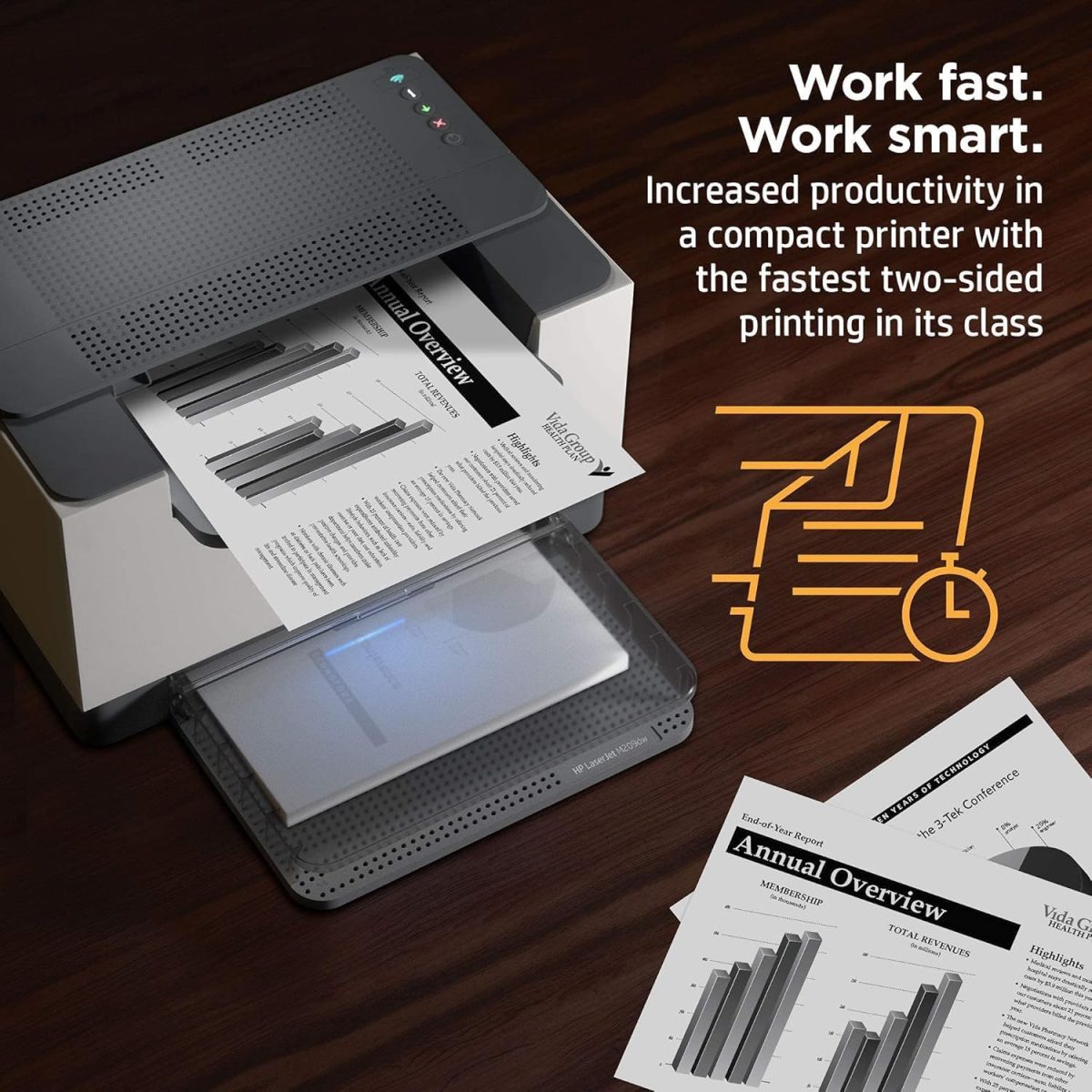 HP Laserjet M209dw Wireless Black & White Laser Printer, Single-Function, Print, Best for Home Office (Renewed) - Image 6