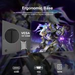 27 inch Gaming Monitor 100Hz Full HD 1920 x 1080P Computer Monitor Built-in Speakers with HDMI VGA Interface Eye Care Frameless Sync Visual Experience for Work Support Wall Mount （100 * 100mm） - Image 9