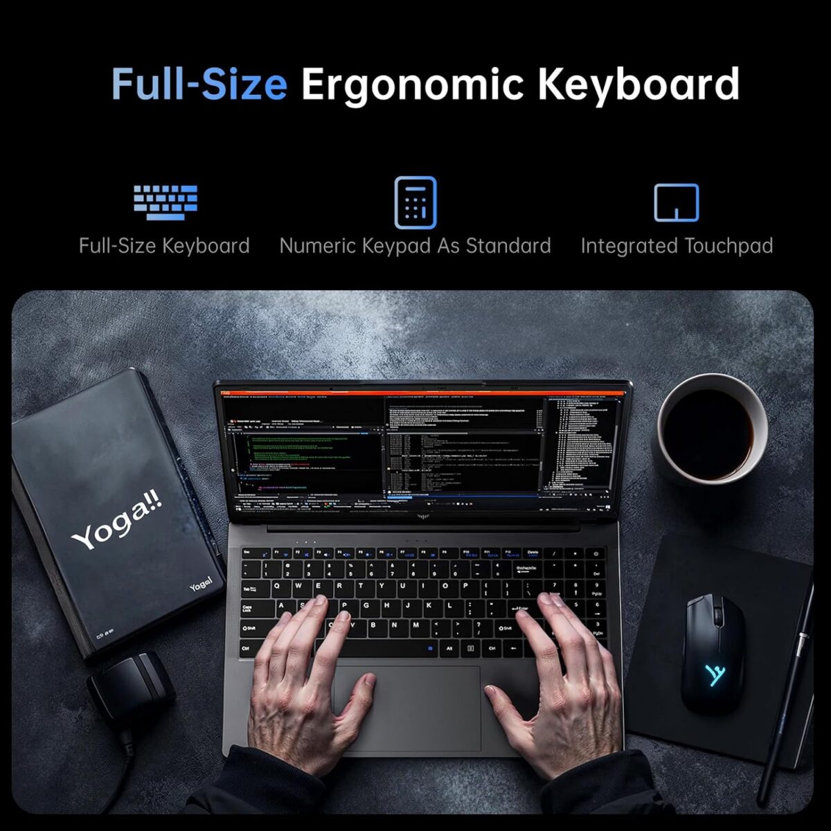 2025 Laptop, Laptop Computer with Intel Quad-Core Processor(Up to 3.6GHz), 16GB DDR4 512GB SSD Windows 11 Laptop, 15.6" IPS 1080P, USB3.2 - Image 7