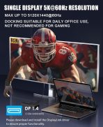 WAVLINK Pro Dual 4K@60Hz Universal Docking Station | USB 3.0/Type-C Laptop Dock for Mac & Windows | 2 HDMI/DP Monitors, Gigabit Ethernet, 6 USB 3.0 | Home Office & Multi-Screen Productivity. - Image 4