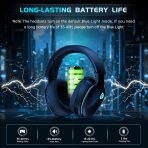 2.4GHz Wireless Gaming Headphones for PS5, PS4 Fortnite & Call of Duty/FPS Gamers, PC, Nintendo Switch, Bluetooth 5.3 Gaming Headset with Noise Canceling Mic, Stereo Sound, 40+Hr Battery -Black - Image 6