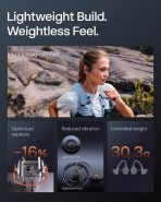 SHOKZ New OpenRun Pro 2 - Open-Ear, Bone Conduction Sport Headphones - with Reflective Strip - Sweat Resistant, Workout Headphones - Secure, Wireless, Comfortable Fit-Deep Bass and Smart Mic App - Image 7