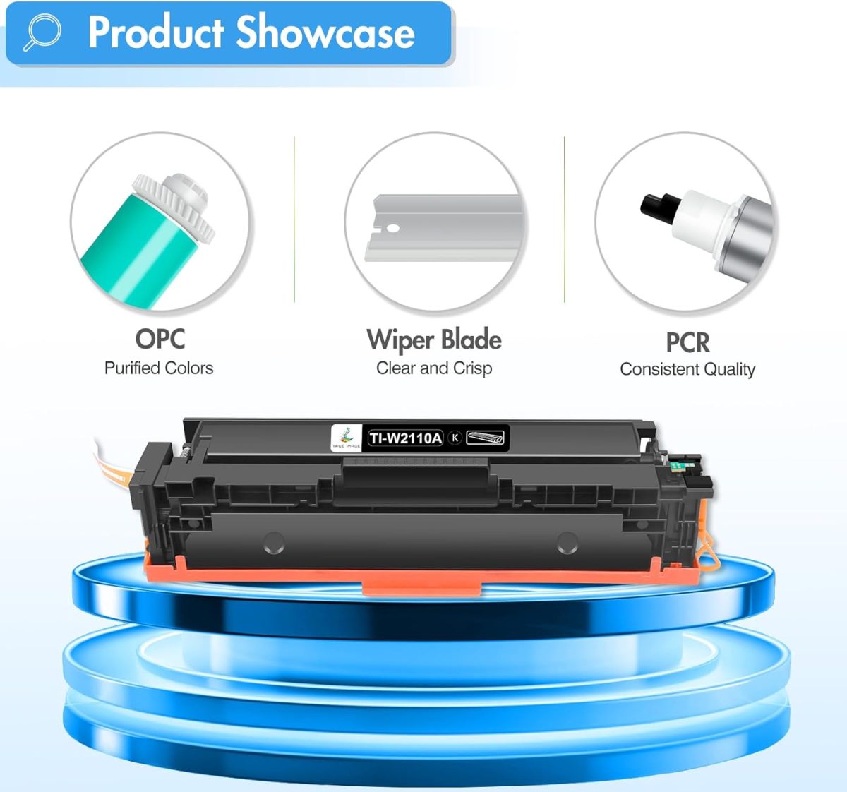 206A Toner Cartridges 4 Pack: M283fdw 206X Set Compatible Replacement for HP 206A 206X Color Laserjet Pro MFP M283fdw M283cdw M255dw M283 M255 Printer High Yield Ink (Black Cyan Yellow Magenta) - Image 6