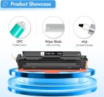 206A Toner Cartridges 4 Pack: M283fdw 206X Set Compatible Replacement for HP 206A 206X Color Laserjet Pro MFP M283fdw M283cdw M255dw M283 M255 Printer High Yield Ink (Black Cyan Yellow Magenta) - Image 6