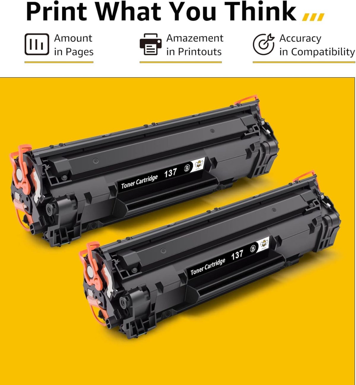 CMYBabee Compatible for Canon 137 Black Toner Cartridge Replacement for CRG137 ImageClass MF236n D570 LBP151dw MF247dw MF249dw MF232w MF242dw MF244dw MF216n MF227dw MF212w Printer Ink (2-Pack) - Image 6