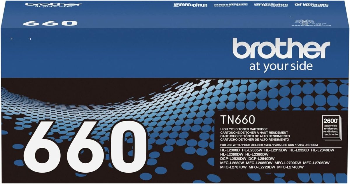 Brother Genuine High Yield Toner Cartridge, TN660, Replacement Black Toner, Page Yield Up to 2,600 Pages, Amazon Dash Replenishment Cartridge, Black, 1 pack - Image 8