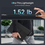 2025 Upgraded Laptop screen extender, 16.1" FHD 1200P, 360° Rotating, Plug&Play, Ultra-Thin Zero Frame, Detachable Stand, portable monitor for laptop, Travel Monitor for Laptop/PC/Mac/Phone - Image 8